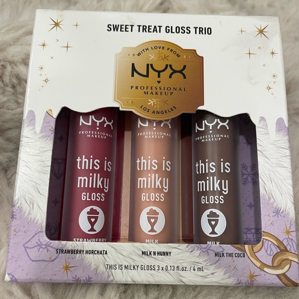 Nyx sweet treat milkshakes floss trio